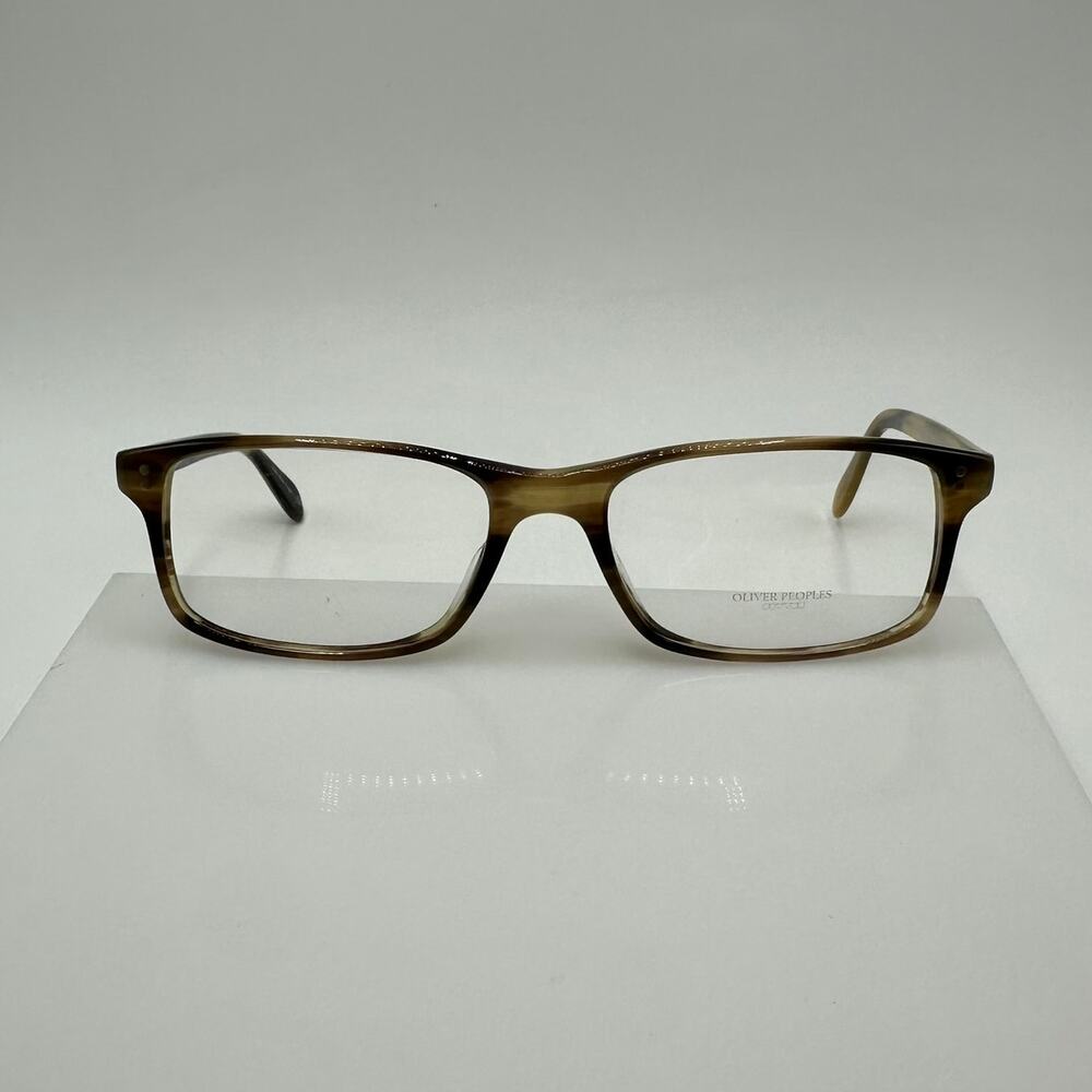 Oliver Peoples Abrams OV5166 1051 Taupe Tortoise Rectangular Full Rim 53-17-145